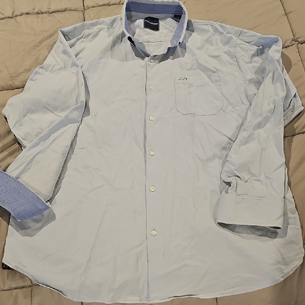 Tommy Bahama Blue Relaxed Fit Casual Shirt